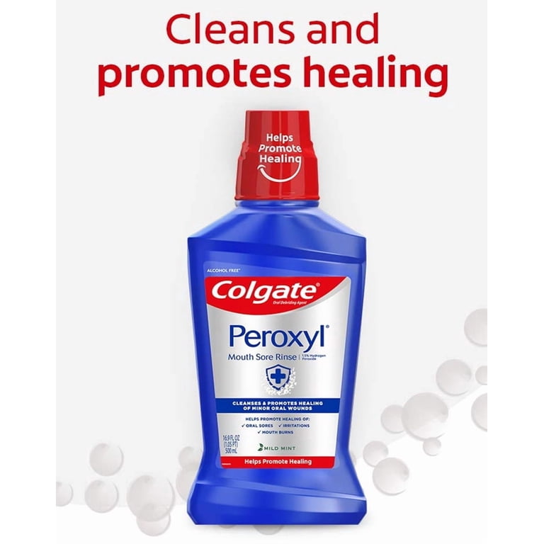 Colgate Peroxyl Alcohol-Free Mouth Sore Rinse, 16.9 oz photo 3