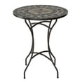 thumbnail image 1 of Cortesi Home Mimi Mosaic Round Indoor/Outdoor Bistro Table, 24", 1 of 4