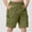 Army Green, variant on Fesfesfes Boys' Solid Color Casual Shorts with Pockets Elastic Waist Summer Work Pants Mid-Length Comfortable Outdoor Wear(Brown,5 Years)