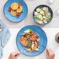 thumbnail image 3 of Vancasso Dinnerware Sets, Stoneware Dinner Set for 4, 16-Piece Series Navia, Dark Blue, 3 of 10