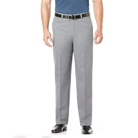 Perry Ellis Portfolio Men's Casual Stretch Dress Pant in Grey, 36x29