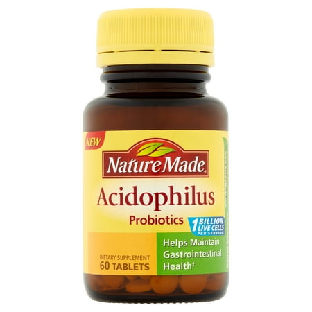 Nature Made Acidophilus probiotiques Compléments alimentaires - 60 CT