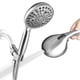 thumbnail image 1 of Cabezal de ducha de mano de 10 funciones Ahorro de agua Supercharged para baño (Tipo B) Ehuebsd Libre de BPA, 1 of 9