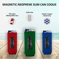 thumbnail image 4 of Blank Magnetic Neoprene Slim Can Coolie (Variety Color 12 Pack), 4 of 7