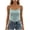 Mint Green, variant on Cotton Shelf Bra Camisole Tops for Women 2 In 1 Loose Fit Retro Camisole with Shelf Bra Adjustable Spaghetti Strap Wirefree Support Sleeping Traveling Cami Undershirt