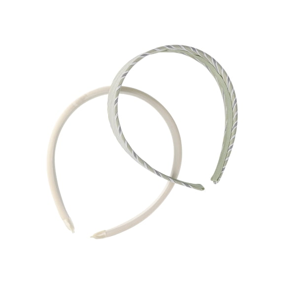 No Boundaries Printed Headband Set, 2-Piece, Ivory, Women's