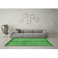 thumbnail image 3 of Ahgly Company Indoor Rectangle Abstract Emerald Green Modern Area Rugs, 2' x 4', 3 of 4