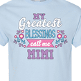 thumbnail image 4 of Inktastic My Greatest Blessings Call Me Mimi with Flowers T-Shirt, 4 of 5