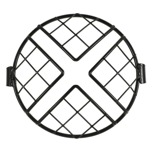WHAMVOX Motorcycle Headlight Guard Grille Headlight Mesh Grill Cover Headlight Protector Universal For Motorcycle Headlight Guard Black