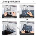 thumbnail image 5 of Yayeee Faucet Mat for Kitchen Sink 14.7" Diatomite Long Splash Guard Pad, Blue Firefly Pattern, 5 of 7
