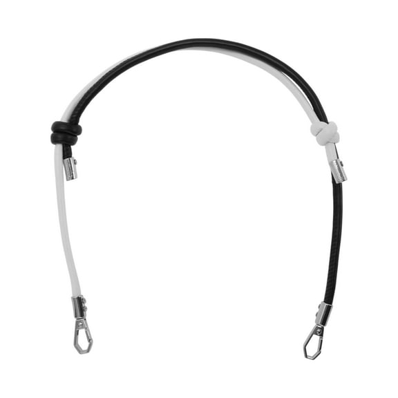 Unique Bargains 1 Pc Classic Handbag Strap for Office Black White PU