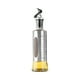 thumbnail image 2 of Aceitera de acero inoxidable con escala | Boquilla de apertura y cierre automáticos | Dispensador de condimentos de cocina de vidrio y acero inoxidable | Capacidad: 200 ml, 300 ml y 500 ml, 2 of 5