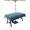 Teal Green, variant on Outdoor Tablecloths with Umbrella Hole & Zipper, Burnt Orange Beige Ombre Tablecloth Rectangle 60x84 Inch, Modern Abstract Art Texture Waterproof Table Cloth, Patio/Pool/Picnic Table Covers