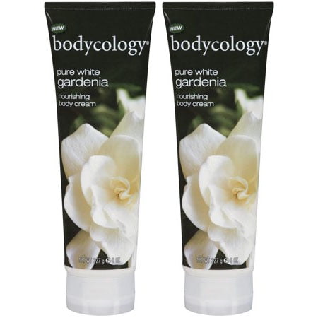 - (2 Pack) Bodycology Pure White Gardenia Nourishing Body Cream Tube, 8 oz