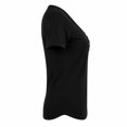 thumbnail image 4 of Playera Simply Basic para Mujer, Henley Manga Corta Negro Talla CH, 4 of 4