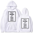 thumbnail image 3 of Glisme Sweatshirt For Women Diy Solid Color Rope Hoodie Long Sleeve Pullover Hoodie Basic Top Everyday Wear White, 3 of 3