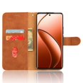 thumbnail image 2 of For Realme 12 Pro 5G/12 Pro+ 5G Case Skin-touch Flip Leather Phone Cover - Brown, 2 of 5