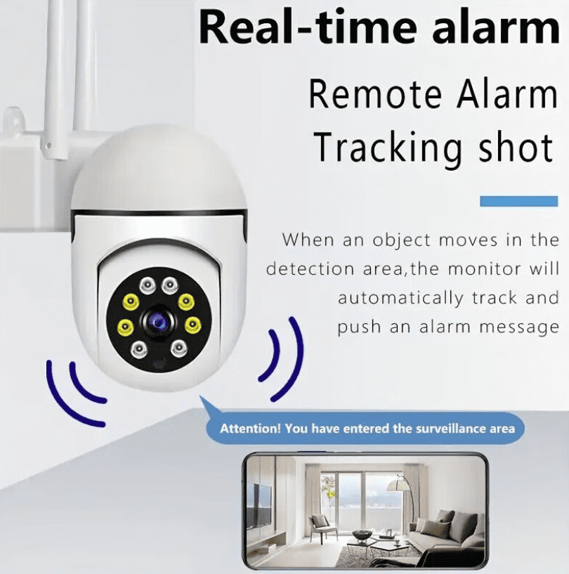 ZOUYUE AUSALL FHD (1082P) Outside Surveillance Camera 360° CCTV Camera System with Night Vision