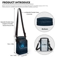 thumbnail image 6 of HELLHERO Leakproof Adjustable Crossbody Bag for Daily Use(Sunflower Meadow Cow), 6 of 7