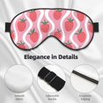 thumbnail image 3 of Uemuo Strawberries Pattern Sleep Eye Mask - Light Blocking Sleep Mask Blocking Out Light Perfectly, Soft and Comfortable Night Eye Mask, Eye Blinder, 3 of 7