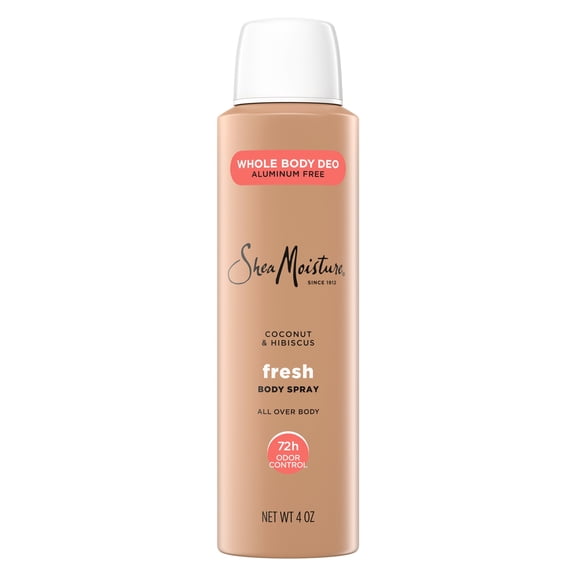 SheaMoisture Whole Body Deodorant Spray 72h Odor Control Fresh Aluminum FreeĀ ,4 oz