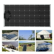 160W 18V Monocrystalline Solar Cell Semi-Flexible Solar Panel Module Battery Char Ger For Rv Boat Home With Cable