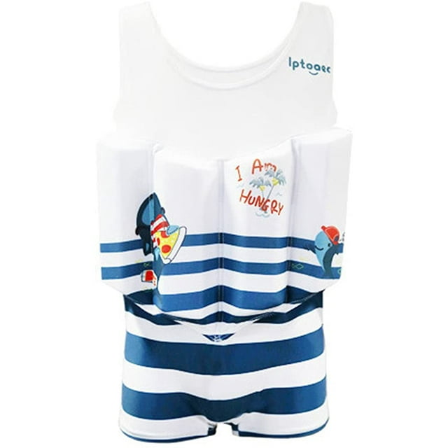 Combinaison Flottante pour Garçons Maillot de Bain Flottant une Pièce pour Enfants