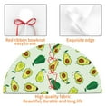 thumbnail image 6 of Kll 30" Christmas Tree Skirt Cartoon Fruit Xmas Tree Skirts Mat For New Year Xmas Holiday Party Indoor Outdoor Home Decoration, 6 of 9
