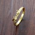 thumbnail image 5 of New Gold Plated Bell Heart Bracelet Children Boys Girls Baby Kids Jewelry Anti-Allery Bracelets, 5 of 7