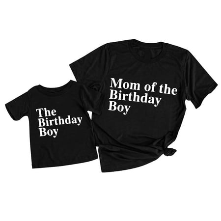 

Rovga Family Clothes Women Summer Casual Solid Color O Neck Funny Print Parent Child Shirt Short Sleeve Mommy And Me T Shirt Top Parent-Child Outfit