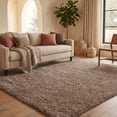 thumbnail image 6 of SAFAVIEH California Plush Solid Shag Area Rug, Taupe, 5'3" x 7'6" - Modern Design, Taupe, Non-Shedding & Easy Cleaning, Ultra Plush Thick Pile, Ideal for Living Room, Bedroom, 6 of 16
