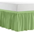 thumbnail image 2 of BALAJI EXPORT Dorm Bed Skirt, Ruffled Dorm Size Bed Skirt 100% Microfiber Polyester Fabric - Dorm Bed Skirt Twin XL Size College Dorm Bed Skirt 40" Drop - Sage Solid., 2 of 5