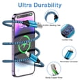 thumbnail image 6 of Compatible for iPhone Charger Block, Dual Port Charger Block+6FT Charging Cord, USB Wall Charger Adapter USB Brick Cube Power Station Fast Charging Braided Cable Compatible for iPhone(Purple), 6 of 7