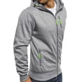 thumbnail image 1 of Qarigey Sudaderas con capucha para hombre, chaqueta con cremallera, ropa para exteriores, equipo de senderismo, ropa deportiva para trotar, suministros Abrigos y chamarras METRO Qarigey AP012955-01, 1 of 6