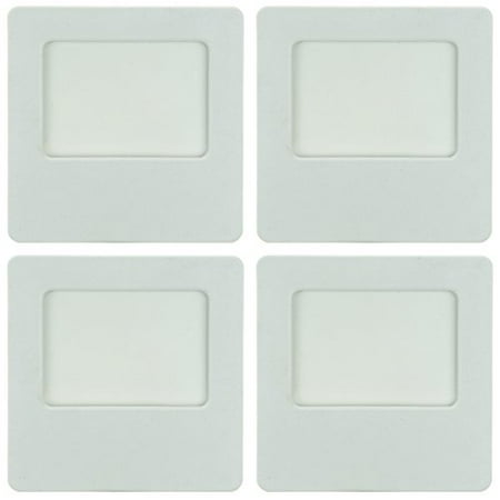 Street Glow Neon Lights - Sunlite E162/4PK White Square Neon Glow Night Light