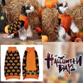thumbnail image 3 of Oliegs Heated Blanket Dog Sweaters Pet Halloween Pumpkin Sweater For Small Medium Large Dogs Chocolate, 3 of 4