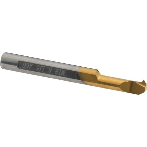 Carmex 0.59" Cutting Depth, 16 to 24 TPI, 0.24" Diam, Internal Thread, Solid Carbide, Single Point Threading Bar