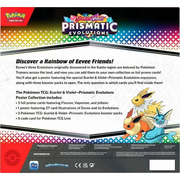 Pokemon TCG: Scarlet & Violet - Prismatic Evolutions Poster