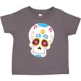 thumbnail image 3 of Inktastic Sugar Skull Blue Boys or Girls Toddler T-Shirt, 3 of 5