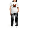 thumbnail image 5 of CafePress - B Is For Beaver Women's Light Pajamas - Women's Short Sleeve Print T-Shirt and Pants Light Cotton Pajama Set, 5 of 7