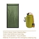 thumbnail image 2 of Saco de dormir de emergencia térmico impermeable Bivy Saco Manta (Verde militar B) Ehuebsd  Para Estrenar, 2 of 3
