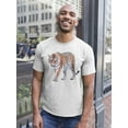 thumbnail image 2 of Bengal Tiger Orange Watercolor Tee Men's -Image by Shutterstock, 2 of 4