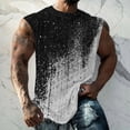 thumbnail image 2 of Vetsdori T Shirts for Men Sleeveless Muscle Tank Tops Graphic Crew Neck,Workout Slim Fit Summer Undershirts Mens Shirts Running,L, 2 of 6