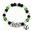 thumbnail image 1 of Pulsera con Colgante de Estrella de Fútbol Dorada – Cadena Ajustable con Diamantes de Imitación, Joyería de Fútbol para Aficionados Al Deporte, 1 of 5