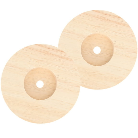 Raindrops DIY Wood Lamp Base Table Lamp Base Wood Display Stand Lamp Accessories Themed Parties 2pcs