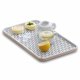 thumbnail image 1 of Bonilve Rejilla pequeña para secar tazas y platos, tabla de drenaje de cocina para fregadero de cocina, bandeja de drenaje de platos, color blanco con escurridor, lo suficientemente grande para mostra, 1 of 5