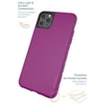 thumbnail image 5 of Smartish iPhone 11 Pro Max Slim Case - Gripmunk [Lightweight + Protective] Thin Cover (Silk) - Purple Reign, 5 of 6