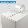 thumbnail image 3 of Cinta de embalar transparente, 6 rollos, 54,6 yardas por rollo, cinta de embalaje resistente para embalar, sellar y almacenar, 3 of 4