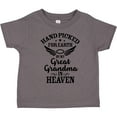 thumbnail image 3 of Inktastic Handpicked for Earth by My Great Grandma in Heaven Boys or Girls Toddler T-Shirt, 3 of 5