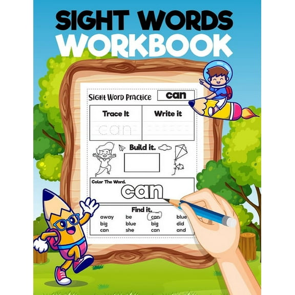 Sight Word Workbook: Ages: 4-7 year-olds, (Paperback)